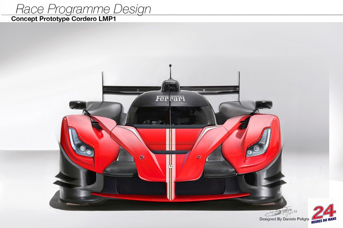 Race Programme Design | Le Mans Ferrari LMP1 by Daniele Pelligra. 