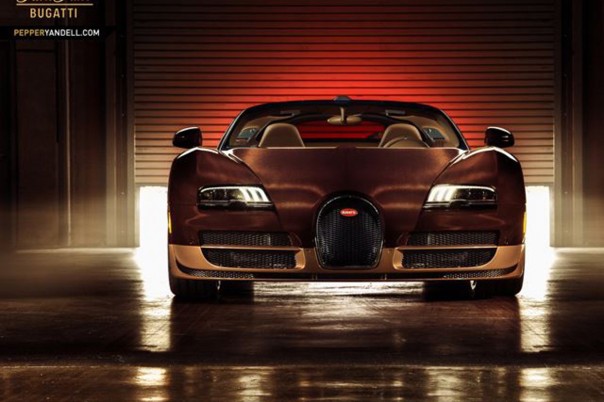 Bugatti Veyron Grand Sport Vitesse Rembrandt Bugatti by Pepper Yandell Photography.