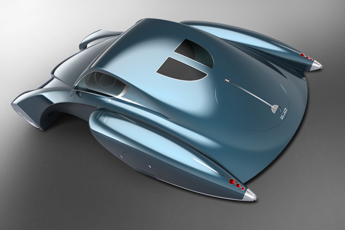 Futuristic Bugatti Stratos Concept by Bruno Delussu.