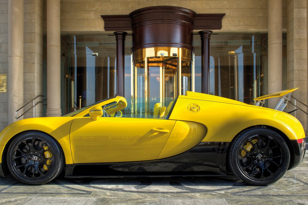 Bugatti Veyron 16.4 Grand Sport au Qatar.