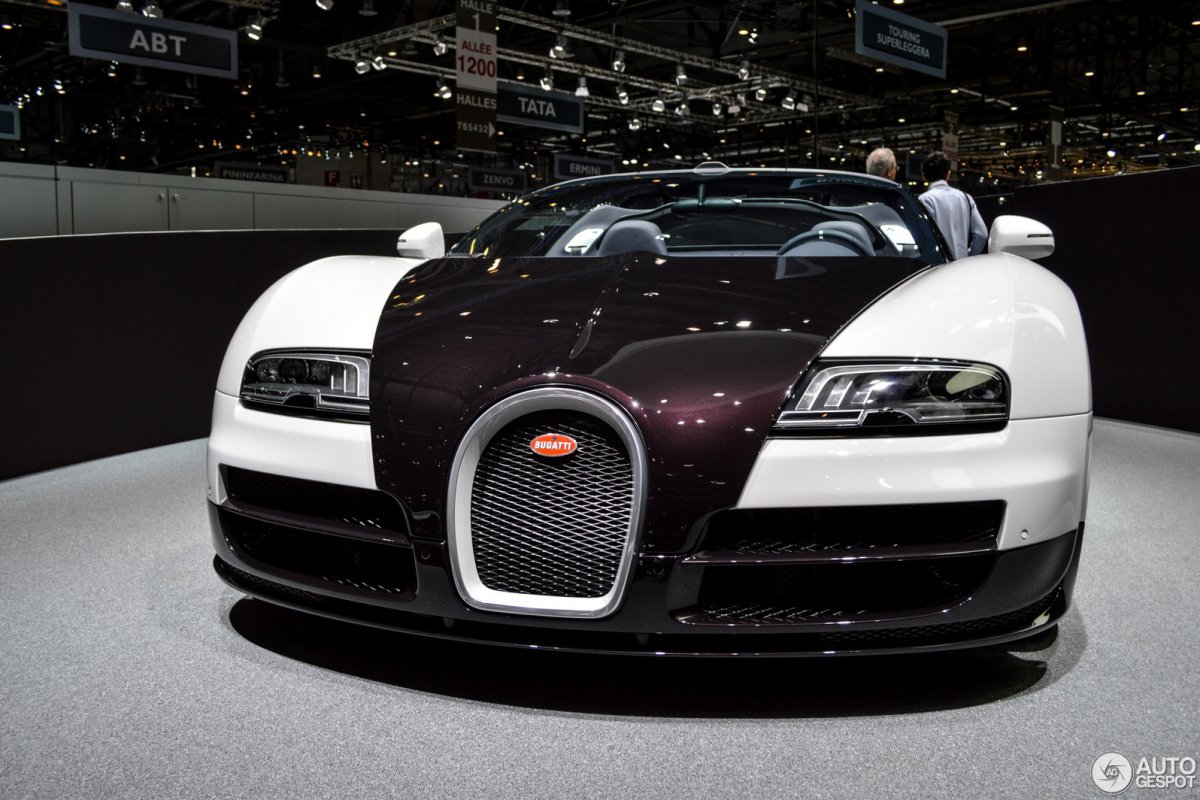 2014 Geneva Motor Show : Bugatti Grand Sport Vitesse "Black Cherry" & "Gris Lumen".