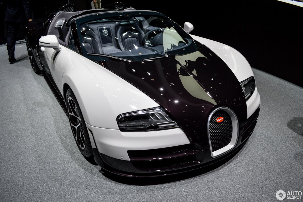 2014 Geneva Motor Show : Bugatti Grand Sport Vitesse "Black Cherry" & "Gris Lumen".