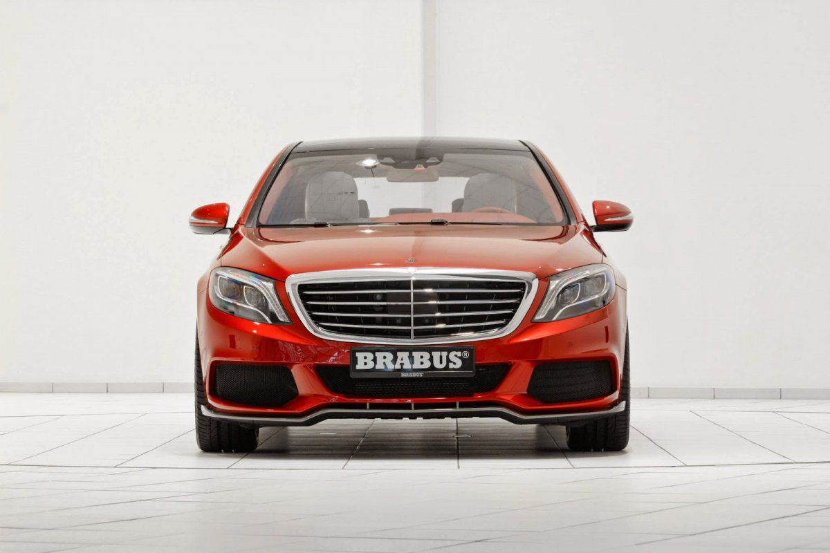 Brabus Builds Red-Carbon S-Class B50 for Santa 