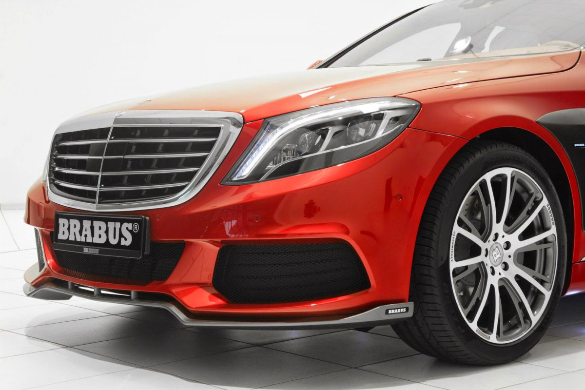 Brabus Builds Red-Carbon S-Class B50 for Santa 