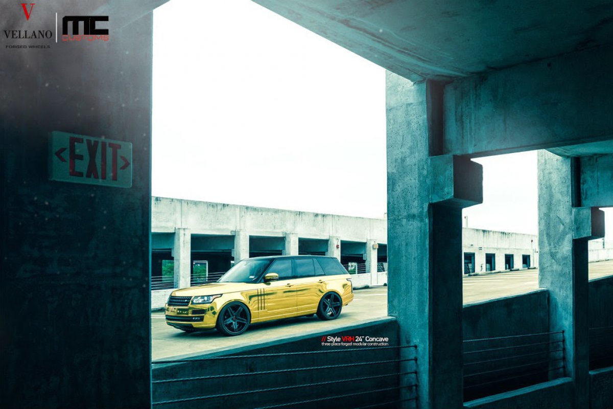 Golden Range Rover By MC Customs