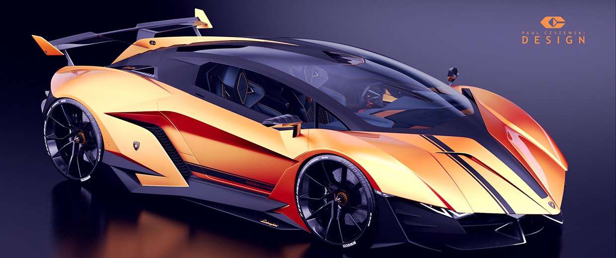 Lamborghini Concept car "RESONARE" Extrême by Pawel Czyzewski.