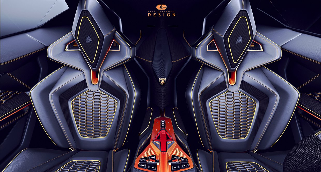 Lamborghini Concept car "RESONARE" Extrême by Pawel Czyzewski.