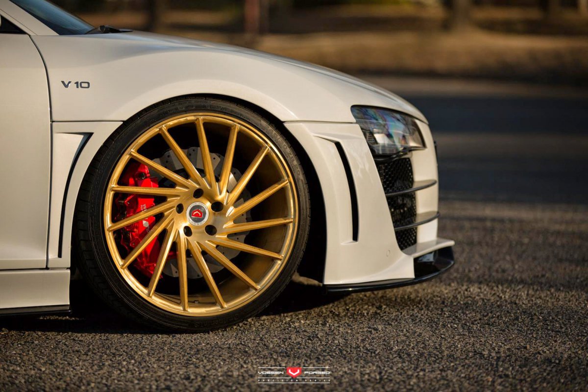 Audi R8 By Vossen Wheels