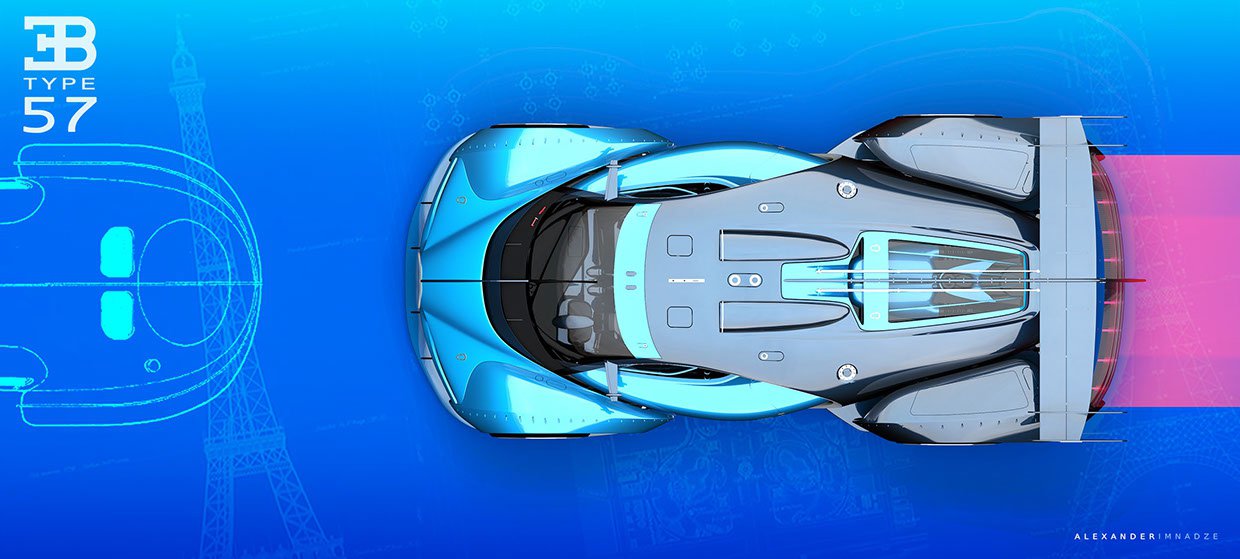 Bugatti type - 57GT concept by Alex Imnadze