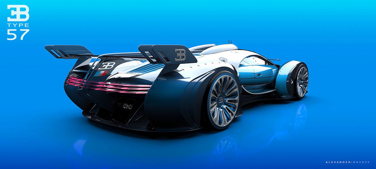 Bugatti type - 57GT concept by Alex Imnadze