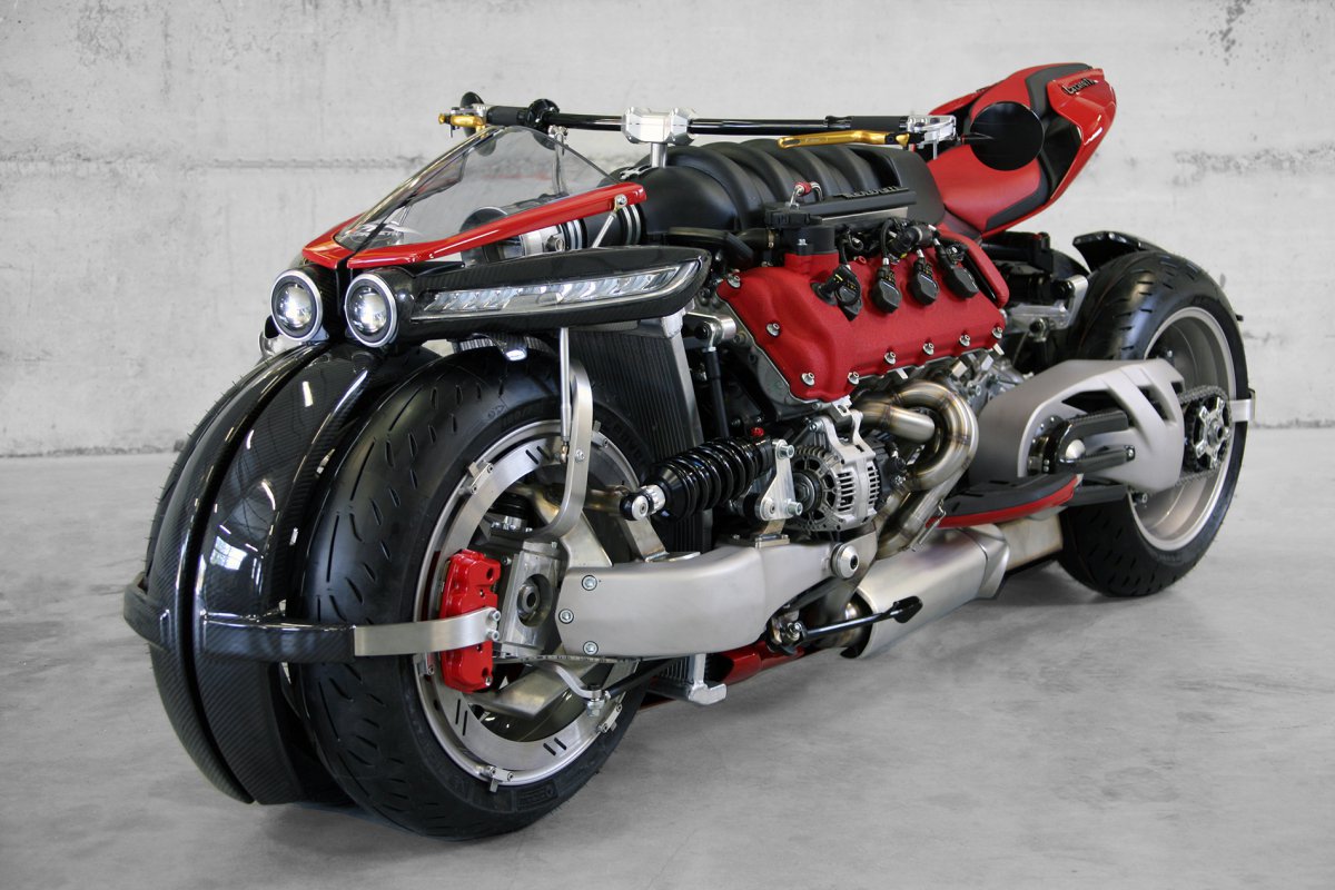 Lazareth – LM 847 : La moto  à V8 Maserati !
