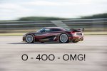 Koenigsegg humilie Bugatti au 0-400-0 km/h