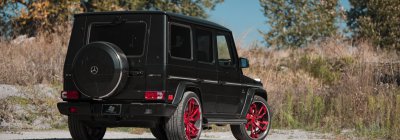 The G63 AMG "Rocking The Red" by SR Auto Group.