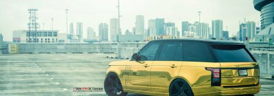 Golden Range Rover By MC Customs
