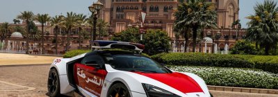 Abu Dhabi Police Lykan Hypersport Gets Official Photoshoot