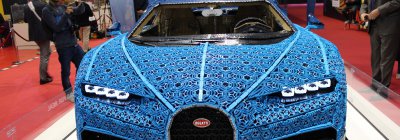 Mondial de l'Auto 2018 : Bugatti Chiron en briques Lego 